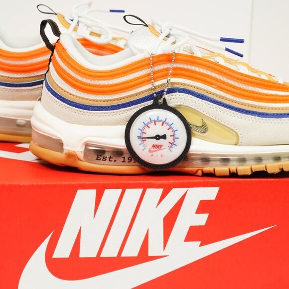 Nike Air Max 97 SE “Frank Rudy” White Orange | Size 10.5 | Box Included | Excell - Picture 2 of 13